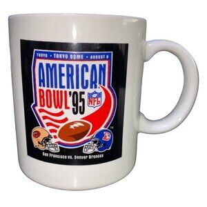 Coffee Mug NFL American Bowl 1995 Tokyo Dome August 6 San Francisco 49ers Vs. De